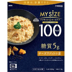 「大塚食品」　100kcalマイサイズホールケア糖質5gチーズリゾットの素　100g