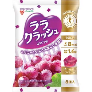 「三菱食品」　蒟蒻畑ララクラッシ