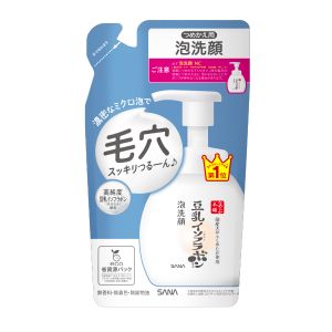 「使用方法」＜使用方法＞ 使いはじめはストッパーをはずし、中身が出るまでポンプを数回押してください。お顔を軽くぬらし、適量（2?4プッシュ程度）を手にとり洗います。その後、水またはぬるま湯で洗い流してください。「成分」＜成分＞ 水、グリセリン、ソルビトール、ミリスチン酸、イソステアリン酸、水酸化K、エタノール、ラウリン酸、豆乳イソフラボン、豆乳発酵液、デシルグルコシド、セラミドNG、BG、カルボマー、シクロデキストリン、ダイズタンパク、ダイズ種子エキス、フィトステロールズ、ラウロイルメチルアラニンNa、水添レシチン、フェノキシエタノール「使用上の注意」◇お肌に異常が生じていないかよく注意して使用してください。 ◇傷・はれもの・しっしん等異常のあるときは、お使いにならないでください。 ◇使用中、または使用後日光にあたって、赤味・はれ・かゆみ・刺激、色抜け（白斑等）や黒ずみ等の異常があらわれたときは、使用を中止し、皮フ科専門医等にご相談されることをおすすめします。そのまま化粧品類の使用を続けますと悪化することがあります。 ◇目に入ってしまった場合は、こすらずすぐに洗い流してください。「問い合わせ先」常盤薬品工業株式会社「TEL」0120-081-93910:00~17:00「製造販売元」常盤薬品工業株式会社「住所」〒650-0046 兵庫県神戸市中央区港島中町6丁目13?3 ノエビア神戸ビル「原産国」日本「商品区分」化粧品 「文責者名」 株式会社ファインズファルマ 舌古　陽介(登録販売者) 「連絡先」 電話：0120-018-705 受付時間：月〜金　9：00〜18：00 (祝祭日は除く) ※パッケージデザイン等、予告なく変更されることがあります。ご了承ください。