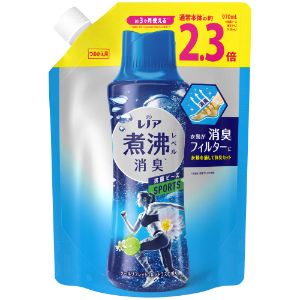 【あす楽対応】「P＆Gジャパン」 レノア煮沸レベル消臭抗菌ビーズ スポーツ クールリフレッシュ＆シトラスの香りつめかえ用特大 970ml