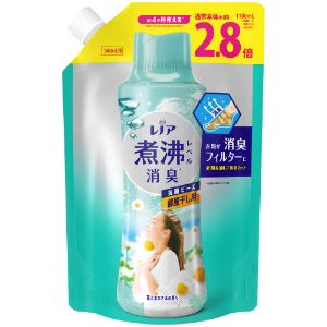 【あす楽対応】「P＆Gジャパン」 レノア煮沸レベル消臭抗菌ビーズ 部屋干し花とおひさまのの香りつめかえ用超特大 1180ml