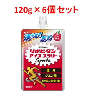 楽天薬のファインズファルマ楽天市場店「大正製薬」　リポビタンアイススラリーSports りんご風味　6個セット　120g