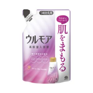 「アース製薬」　ウルモア 高保湿入浴液クリーミーフローラルつめかえ　480mL