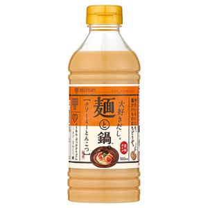 「セット販売」「ミツカン」　ミツカン　大好きだし。麺と鍋。クリーミーとんこつ　500ML×12本セット