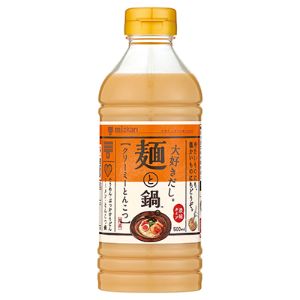 「ミツカン」　ミツカン　大好きだし。麺と鍋。クリーミーとんこつ　500ML