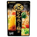 「ミツカン」　ミツカン　〆まで美味しい　とんこつしょうゆ鍋つゆ　ストレート　750g