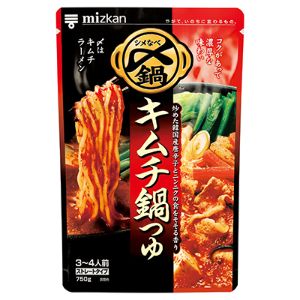 【あす楽対応】「ミツカン」　ミツカン　〆まで美味しい　キムチ鍋つゆ　ストレート　750g