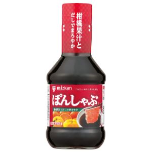 「使用方法」冷しゃぶ、水たき、湯豆腐にもご利用ください。「成分」しょうゆ（小麦・大豆を含む）（国内製造）、果糖ぶどう糖液糖、醸造酢、食塩、果汁（みかん、ゆず）、だし（かつおぶし、こんぶ）／調味料（アミノ酸等）、酸味料「使用上の注意」直射日光を避け、常温で保存「問い合わせ先」お客様相談センター「TEL」0120-561-330平日9：00〜16：00「製造販売元」株式会社ミツカン「住所」愛知県半田市中村町2−6「原産国」日本「商品区分」フード・飲料 「文責者名」 株式会社ファインズファルマ 舌古　陽介(登録販売者) 「連絡先」 電話：0120-018-705 受付時間：月〜金　9：00〜18：00 (祝祭日は除く) ※パッケージデザイン等、予告なく変更されることがあります。ご了承ください。