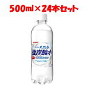 【あす楽対応】 日本サンガリア 伊賀の天然水強炭酸水 500ml PET ケース 500ml 24本