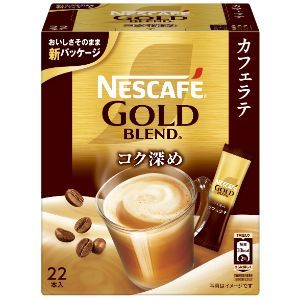 【あす楽対応】「ネスレ日本」 ネスカフェ ゴールドブレンド コク深め スティックコーヒー 22p