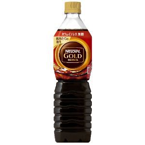 ネスカフェ ゴールドブレンド　コーヒー 「ネスレ日本」　ネスカフェ ゴールドブレンド ボトルコーヒー カフェインレス 無糖　720ml　12本(1ケース)セット