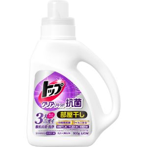 【ライオン】 トップクリアリキッド抗菌 本体 900g 【日用品】
