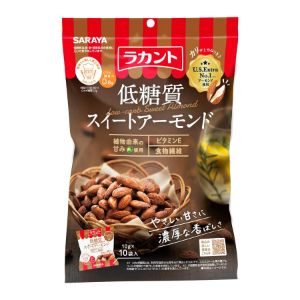 「使用方法」「成分」アーモンド(アメリカ産)、エリスリトール、バター、食塩/甘味料(ラカンカ抽出物) ●栄養成分表示［1個袋(10g)当たり］ 熱量 59kcal、たんぱく質 1.9g、脂質 5.2g、炭水化物(2.3g)［糖質(糖類) 1.4(0.4g)、食物繊維 0.9g］、食塩相当量 0.06g、鉄 0.36mg、ビタミンE 2.18mg「使用上の注意」●アーモンドは5歳以下のお子様には食べさせないでください。誤って気管に入り窒息する恐れがあります。 ●開封後は賞味期限に関わらずお早めにお召し上がりください。 ●本製品は農産物のため、形や色にばらつきがあります。 ●まれに虫食いの実が混入していることがあります。 ●製造工場では落花生、小麦、大豆、バナナ、りんご、カシューナッツ、くるみを含む製品を製造しております。 ●本製品は暑さに弱い特性を持っています。酸化を防ぐためにできるだけ涼しいところで保存してください。 ●本製品を一度に多量にとると、体質によりお腹がゆるくなることがあります。その場合は、召し上がる量を減らしてください。「問い合わせ先」サラヤ株式会社「TEL」0120-40-36369:00?17:00(土曜・日曜・祝日を除く)「製造販売元」サラヤ株式会社「住所」〒546-0013 大阪市東住吉区湯里2-2-8「原産国」日本「商品区分」フード・飲料 「文責者名」 株式会社ファインズファルマ 舌古　陽介(登録販売者) 「連絡先」 電話：0120-018-705 受付時間：月〜金　9：00〜18：00 (祝祭日は除く) ※パッケージデザイン等、予告なく変更されることがあります。ご了承ください。