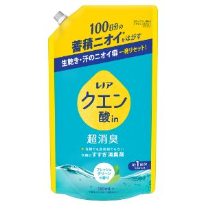 「P&Gジャパン」　レノアクエン酸in超消臭　フレッシュグリーン　つめかえ用　380ml