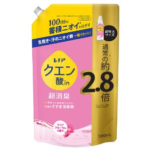 「P&Gジャパン」　レノアクエン酸in超消臭　クリアフローラル　つめかえ用超特大　　1080ml