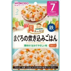 「アサヒグループ食品」　具たっぷりグーグーキッチン　まぐろの炊き込みごはん　80g