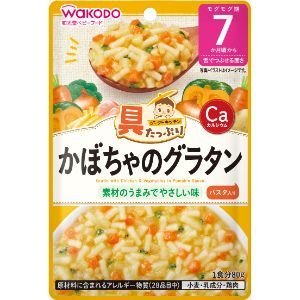 「アサヒグループ食品」　具たっぷりグーグーキッチン　かぼちゃのグラタン　80g