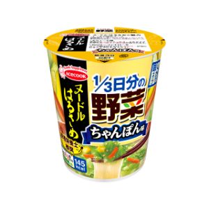 「エースコック」　ヌードルはるさめ　1/3日分の野菜　ちゃんぽん味　43g×6個セット