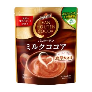 「片岡物産」　バンホーテン　ミルクココア　220g　3個セット