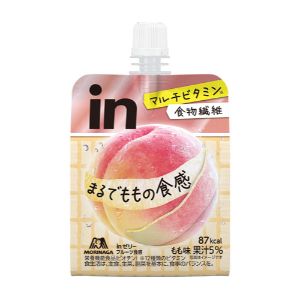 「森永製菓」　inゼリーフルーツ食感もも　150g　6個セット