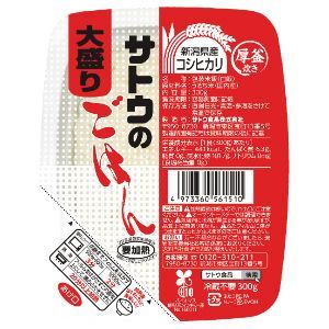 「サトウ食品」　新潟県産コシヒカリ大盛　300g×12個セット