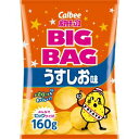 「カルビー」 ポテトチップスビッグバッグうすしお味 160g 12個セット