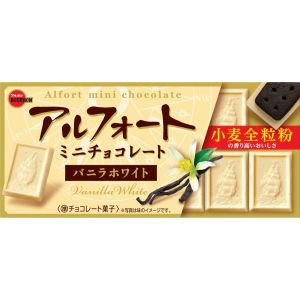 「セット販売」「ブルボン」　アルフォートミニチョコレートバニラホワイト　12個×10個セット