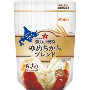 「セット販売」「ニップン」 ニップン 強力小麦粉 ゆめちからブレンド 1kg×12個セット