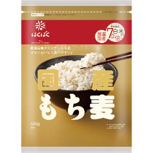 「セット販売」「はくばく」 国産もち麦 500g×6個セット