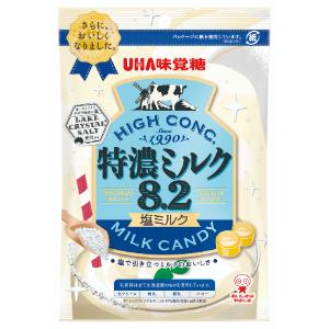 「セット販売」「UHA味覚糖」 特濃ミルク8.2 塩ミルク 75G×6個セット