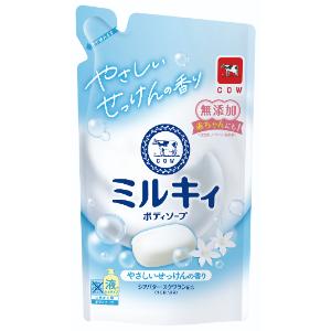 「牛乳石鹸共進社」　ミルキィボディソープ　やさしいせっけんの香り　つめかえ用　360ml