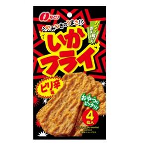 「なとり」　いかフライピリ辛味　4枚入り×10個セット