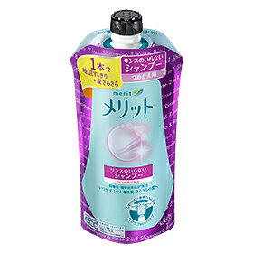 【花王】 メリット リンスのいらないシャンプー (カエ) 340ml (医薬部外品) 【日用品】