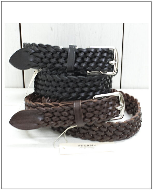 Rakuten - BEORMA LEATHER COMPANY (ベオーマレザーカンパニー)カウハイドレザー メッシュベルト