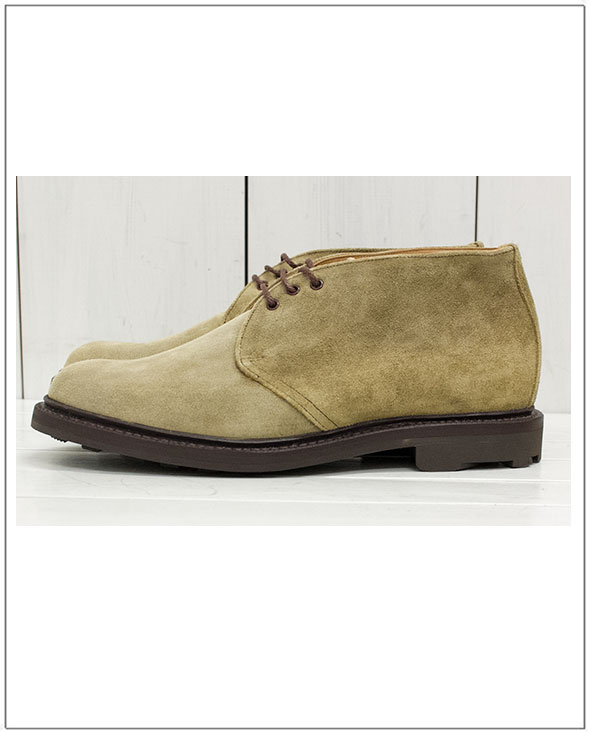 SANDERS(サンダース)3TIE CHUKKA BOOT［Men's］3タイチャッカブーツWaxy suede with Ridgeway soleスエードチャッカーリッジウェイソール