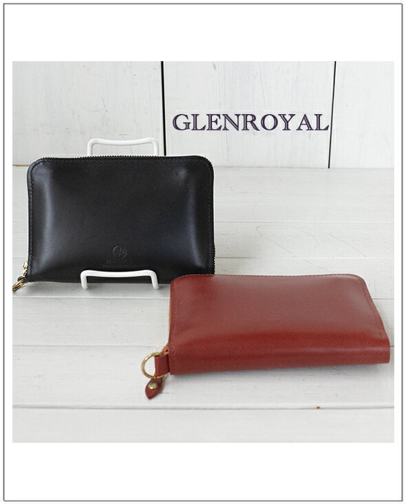 グレンロイヤル 財布（レディース） GLENROYAL（グレンロイヤル） 【正規販売店】 WALLET WITH DIVIDERSアコーディオンジップワレットレディース メンズ 【レディース メンズ 】