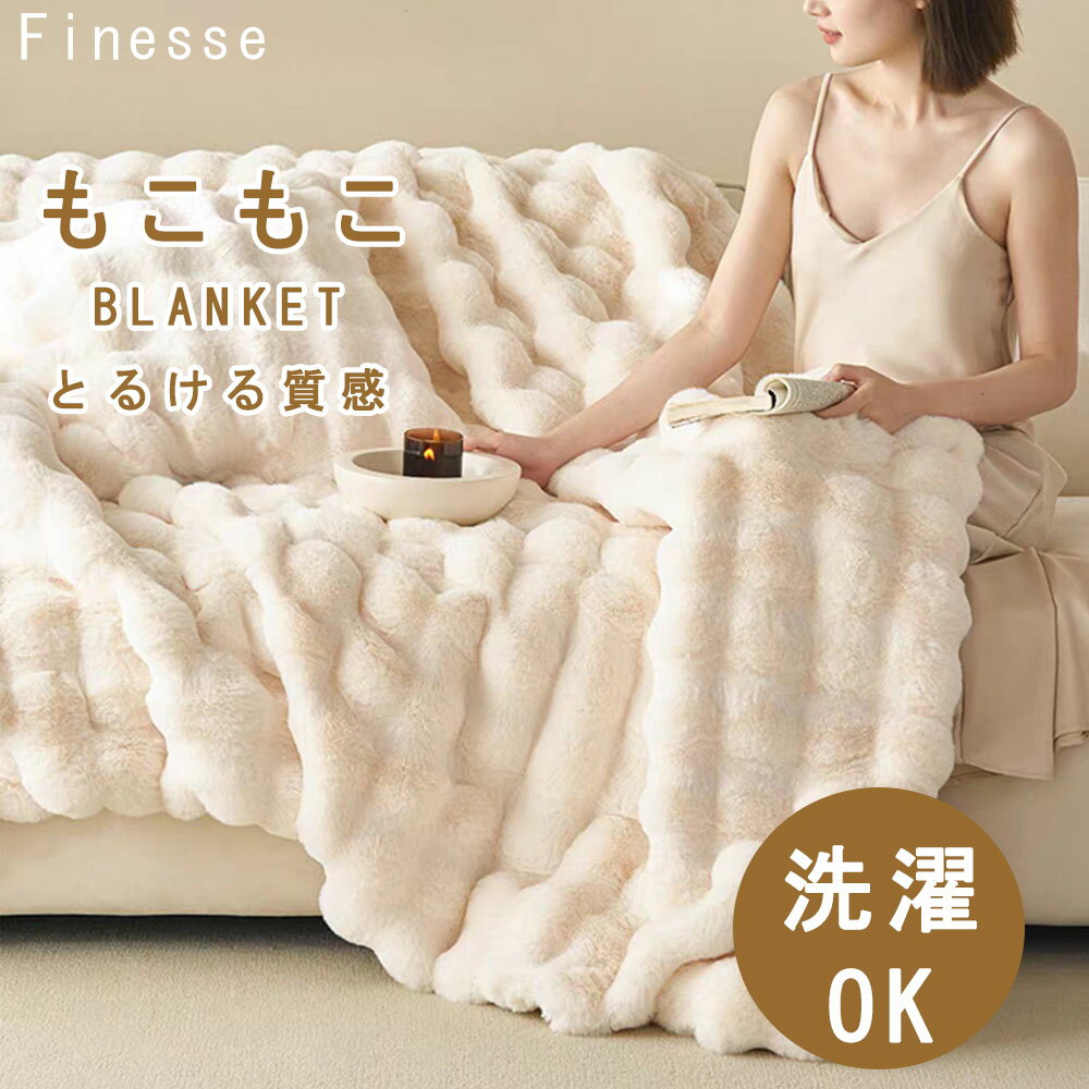 【フライデーポイント最大10倍★】ふわもこ 毛布 もこもこ毛布 ブランケット モコモコ とろとろ ふわふわ 毛布 シングル セミダブル ダブル ハーフ ひざ掛け 2枚合わせ ブランケット毛布 掛け布団 膝掛け 厚手 肩掛け かけ布団 おしゃれ 洗える 洗濯可 秋冬夏春のサムネイル