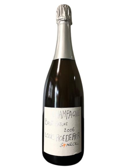 2006 Louis Roederer Brut Nature Millesime Philippe Starck ルイ ロデレール ブリュット ナチュール フィリップ スタルク ミレジメ Champagne France シャンパーニュ フランス 750ml 12