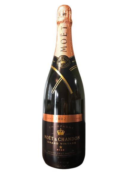 2002 Moet & Chandon ROSE Grand Vintage Millesime モエ・エ・シャンドン ロゼ グラン ヴィンテージ ミレジメ Champagne France シャンパーニュ フランス 750ml 12.5%