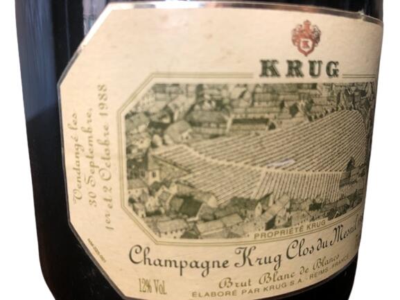 1988 Krug Clos du Mesnil Blanc de Blancs Brut Millesime クリュッグ クロ デュ メニル ブラン ド ブラン ブリュット ミレジメ ヴィンテージ Champagne France シャンパーニュ フランス 750ml 12% finewineatr-10000082 ファインワイン サンプル画像3