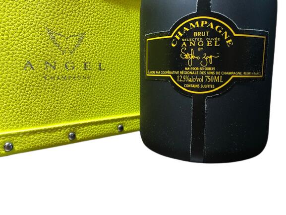 Angel Halo Yellow Brut エンジェル ヘイロー イエロー ブリュット 辛口 Champagne France シャンパーニュ フランス 750ml 12.5%　ギフトボックス付　訳あり：LED不点灯 finewineatr-10000417 ファインワイン サンプル画像2