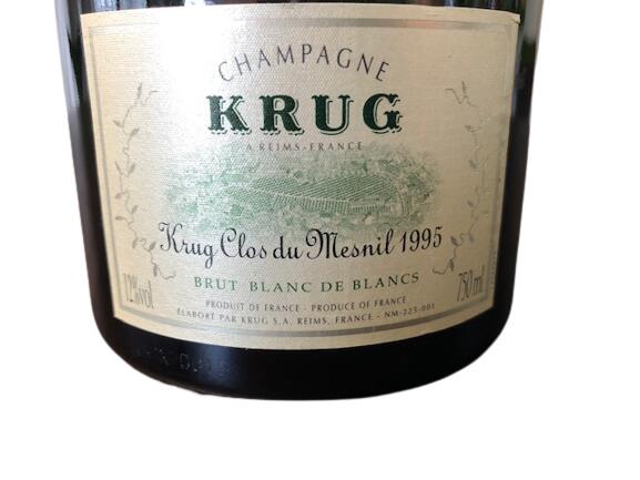 1995 Krug Clos du Mesnil Blanc de Blancs Brut Millesime クリュッグ クロ デュ メニル ブラン ド ブラン ブリュット ミレジメ ヴィンテージ Champagne France シャンパーニュ フランス 750ml 12% finewineatr-10000127 ファインワイン サンプル画像2
