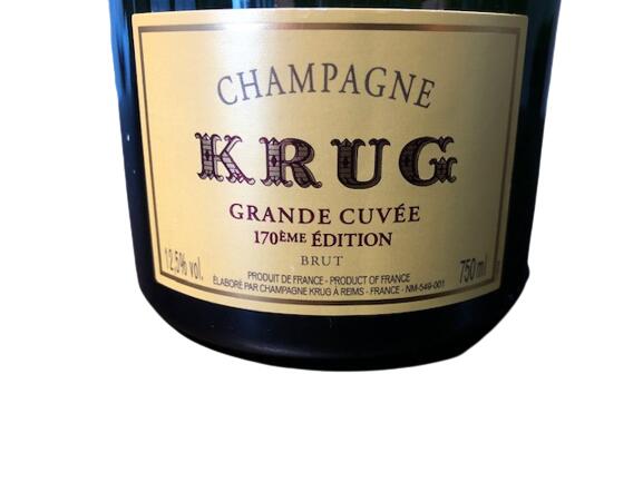 Krug Brut Grand Cuvee 170eme Edition クリュッグ ブリュット グランド キュヴェ 170 エディション Champagne France シャンパーニュ フランス 750ml 12% finewineatr-10000300 ファインワイン サンプル画像2