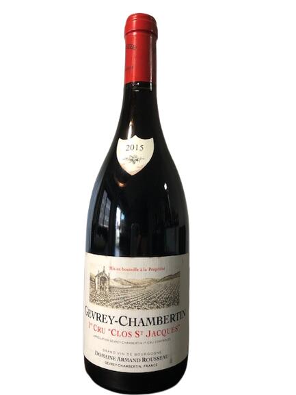 2015 Domaine Armand Rousseau Pere et Fils Gevrey Chambertin Clos Saint-Jacques Premier Cru ドメーヌ アルマン ルソー ジュヴレ シャンベルタン クロ サン ジャック プルミエ クリュ Bourgogne COTE DE NUITS ブルゴーニュ コート ドゥ ニュイ フランス 赤 750ml 13.5%