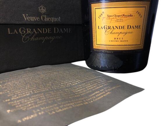1989 Veuve Clicquot Posardin La Grande Dame Brut Millesime ヴーヴ クリコ ポンサルダン ラ グランダム ブリュット ミレジメ Champagne France シャンパーニュ フランス 750ml 12.5%　ギフトボックス付 finewineatr-10000335 ファインワイン サンプル画像2