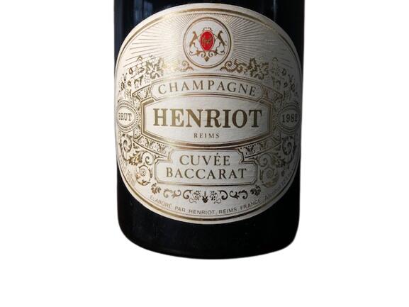 1982 Henriot Cuvee BACCARAT Brut Millesime Vintage アンリオ キュヴェ バカラ ブリュット ミレジメ ヴィンテージ Champagne France シャンパーニュ フランス 750ml 12% finewineatr-10000370 ファインワイン サンプル画像2