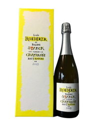 2009 Louis Roederer Brut Nature Millesime Philippe Starck ルイ ロデレール ブリュット ナチュール フィリップ スタルク ミレジメ Champagne France シャンパーニュ フランス 750ml 12%　ギフトボックス付