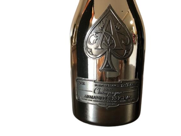 Armand De Brignac SILVER Blanc De Blancs アルマン ド ブリニャック シルバー ブラン ド ブラン 辛口 Champagne France シャンパーニュ フランス 750ml 12.5%　ギフトボックス付（箱に擦れ・傷あり）ギフト 記念日 インスタ映え 高級シャンパン キャバクラ ホスト finewineatr-10000339 ファインワイン サンプル画像2