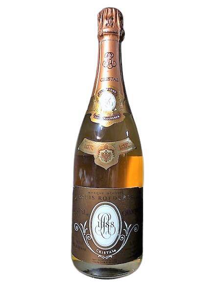 1988 Louis Roederer Cristal Brut Rose Millesime ルイ ロデレール クリスタル ロゼ ブリュット ミレジメ Champagne France シャンパーニュ フランス 750ml 12%