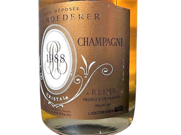 1988 Louis Roederer Cristal Brut Rose Millesime ルイ ロデレール クリスタル ロゼ ブリュット ミレジメ Champagne France シャンパーニュ フランス 750ml 12% finewineatr-10000479 ファインワイン サンプル画像3